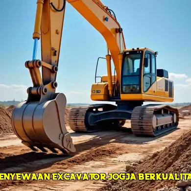 penyewaan excavator jogja berkualitas